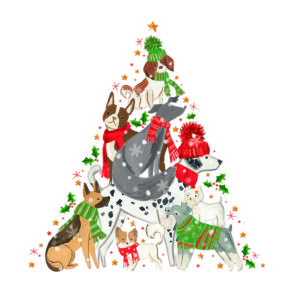 Coeden Nadolig Cwn / Canine Christmas Tree